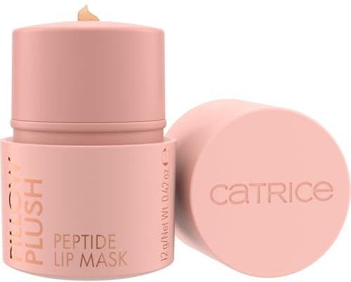 Catrice Mascarilla labial Pillow Plush Peptide, hidratar/humectar, suavizar, cuidado, natural (12g)