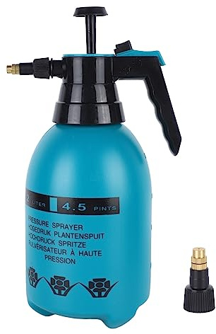 YWBL-WH 2L-Drucksprüher mit Ersatzdüse, Kupferdüse, Gute Sprühwirkung, für Gartenbewässerung, Pflanzenbewässerung, Hausreinigung und Autowäsche