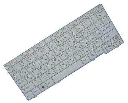 WZKOZDR Laptop-Tastatur für Lenovo S10-2 S10-2C S10-3C Russland RU Slowenisch SL Schweizer SW Thailand TI Weiß Vereinigtes Königreich UK(Swiss SW)