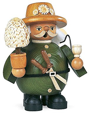 Müller Räuchermann Gärtner 14cm Erzgebirge