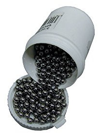 Weldtite Uni Kugeln Carbonstahl Gehärtet 1/8 Dose = 1.000 Stück, Silber