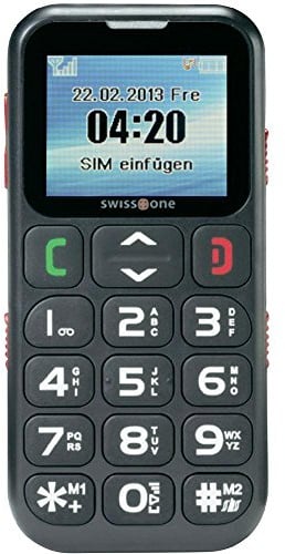 Swisstone BBM 420 Seniorenhandy mit Notruftaste schwarz