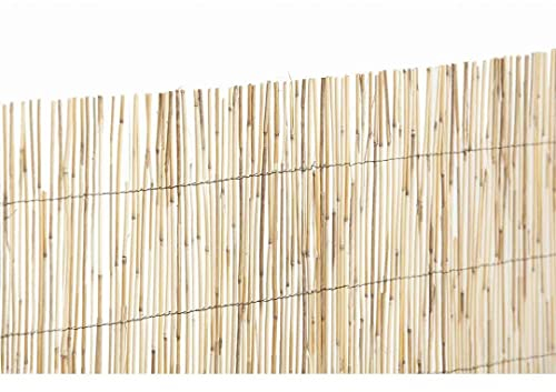 Catral - Cañizo Jardin Ocultacion Bambu Pelado 1x5 M | Natural | Duradero Y Resistente | Protección UV | Duradero Y Resistente | Protección UV