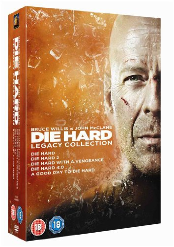 Die Hard Complete Films 1, 2, 3, 4, 5 Película [6 Discs] DVD Collection Box set: Die Hard / Die Harder / Die Hard with a Revenge / Die Hard 4. 0 / Un buen día para morir duro + Extras