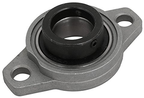 sourcing map Stehlager Metall Flansch UFL005 mit Kugellager 1-Zoll de