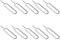 Lot de 10 outils de retrait de carte SIM pour iPhone, Huawei, Samsung Vivo