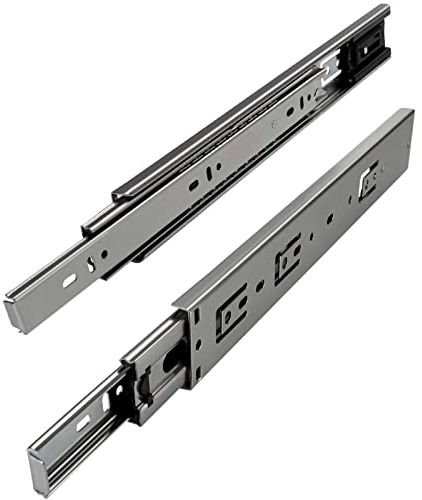 SOTECH 1 Paar Vollauszüge KV2-45-H45-L750-SE mit Selbsteinzug Höhe 45 mm, Länge 750 mm, Schubladen Führung belastbar bis 45 Kg