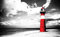 Forwall Fototapete Strand Meer Nordsee grau Leuchtturm Landschaft Wohnzimmer Schlafzimmer Vlies Tapete Wandtapete UV-Beständig Montagefertig (2026, V8 (368x254 cm) 4 Bahnen)