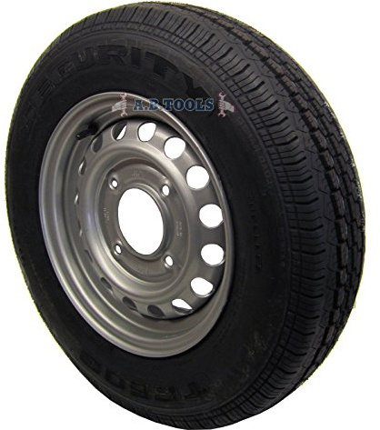 AB Tools 13 Wheel & Tyre for Ifor Williams 2700kg Twin Axle Goods Trailers 165 R13