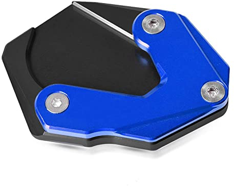 Seitenständer Vergrößern Platte Für Motorrad R1200 GS LC 2012-2016 (R12W K50) R1200GS LC 2016-2018 R1200GS LC Rallye 2016-2018 R1250GS 2018-2023 (1G13 K50) - Kompatibles Zubehör Schwarz+Blau