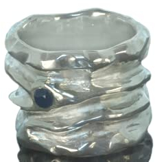Goldschmiede Silberring the big one, Ring Sterling Silber massiv handmade, Silberschmuck handgefertigt, breiter Ring, Herrenschmuck, Damenschmuck