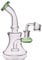 Aoheuo Mini tuyaux d'eau en verre de 15,2 cm pour recyclage, percolateur, bong en verre avec clou de 14 mm (vert)