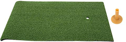 Abschlagmatte Golf, Turf Schlagmatte, Residential Übungsmatte Mit Gummi T-stück Halter, Ideal Für Drinnen Und Draußen