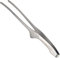 Todai Culinary Tweezer Tongs Stainless Steel Kitchen Chopstick Tong for Japanese Style BBQ Yakiniku Grill 9.4 Inch Made in Japan Silver