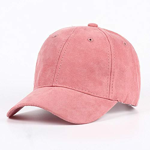 NIUASH Baseball Caps Unisex Velvet Adjuable Baseball Cap Soft Fashion Hüte für Männer Hip Hop Solid Color Warm Mens Snapback Caps-C