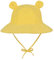 Durio Unisex Baby Kleinkinder Sonnenhut Kappe Mütze Fischerhut Strandhut Kinder Baby Mädchen Jungen Sommerhut UV Schutz UPF 50+ Gelb 2-4 Jahre