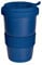Mahlwerck Kaffeebecher to go aus Porzellan, Thermobecher, Coffeetogo Becher, mit auslaufsicherem Deckel, 400 ml, matt Pacific Blue, Blau