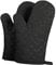 1 Pair Short Oven Mitts, Heat Resistant Silicone Kitchen Mini Oven Mitts for 500 Degrees, Non-Slip Grip Surfaces and Hanging Loop Gloves, Baking Grilling Barbecue Microwave Machine Washable