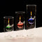 BOZHEN Flüssige transparente Glasöllampe Öllampen für den Innenbereich Moderne Craft Petroleumlampe Home Notbeleuchtung Nachtlicht Exquisite Verarbeitung Dekorative Lichter, 3 PCS