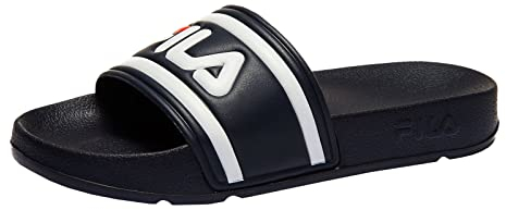 FILA Damen Badeschuhe Badelatschen Badeschlappen Slipper Morro Bay III, Farbe:Blau, Artikel:-50005 Dress Blues, Schuhgröße:EUR 41