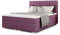 MartHome Boxspringbett mit Bettkasten Porto - Bonell Matratze und Topper Inklusive - Boxspringbett mit Bettkasten - Zwei Bettkasten Polsterbett, Boxspringbetten (Rosa 117, 140X200cm)