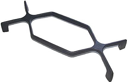 Grille fonte 2 feux 480121104249 pour Table de cuisson Whirlpool