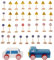TOYANDONA 1Ensemble Jouets Bois de Panneaux Routiers pour Garçon Fille Jouets Éducatifs Cognitifs de Signalisation Routière pour Développer la Coordination Reconnaissance Circulation