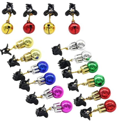 RORPOIR 16St Bart Klammer Haar spangen haarclips Bartklemmen Bart Weihnachtsschmuck Dekor Christbaumschmuck zarte Bartanhänger Bart Haarschmuck Gesicht Klingelclip Zubehör schmücken ältere