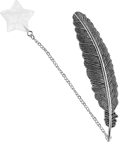 TEHAUX Lesezeichen Handwerk bookmarks book marks antike Lesezeichen Vintage Lesezeichen aus Metall dekoratives Lesezeichendekor Vintage Feder Lesezeichen Ziemlich schmücken Bücher