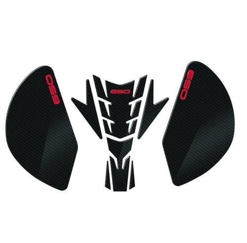 KCBHSH Motorrad-Seitentank-Pad-Aufkleber, Knieschutz, Anti-Rutsch-Matten, Dekor-Set, Aufkleber Für Z650 Z 650, Für Ninja650, Für Ninja 650 2017 Tankpad-Schutz(Farbe 7)
