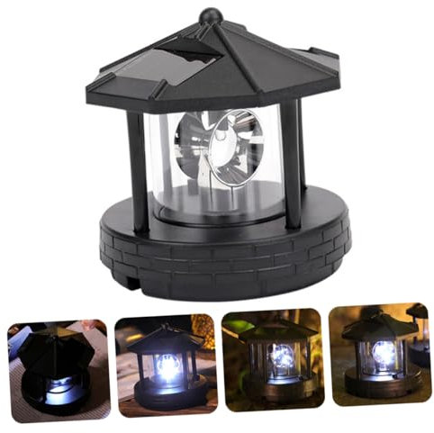 Yardenfun 1Stk Sonnenlicht led-light solarlampen outdoor lampen Zaunlampe für den Außenbereich Solarpfostenleuchten Kreative Solar-Gartenleuchten kreative Solar-Außenleuchten Plastik