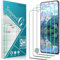 Slanku 3 Piezas Protector de Pantalla para Samsung Galaxy S22 Plus 5G, Dureza 9H Cristal Templado, Anti-Rasguños, Anti-Huellas, Sin Burbujas, Fácil de Instalar