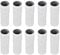 Ausla Kerzen Tropfhülsen 10 Stück 80mm x 25mm Eisen Kerzenabdeckungen Röhren Hülsen für Leuchten Kronleuchter Wandleuchten Lampen Pendelleuchten Ersatz (White)