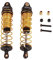 RC Stoßdämpfer Öl Einstellbare Legierung Aluminium Stoßdämpfer Federn Stoßdämpfer Set Dämpfer 105mm für 1/10 RC Auto (Gold)