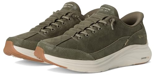 Skechers Women's Sneaker, Olive, 5.5