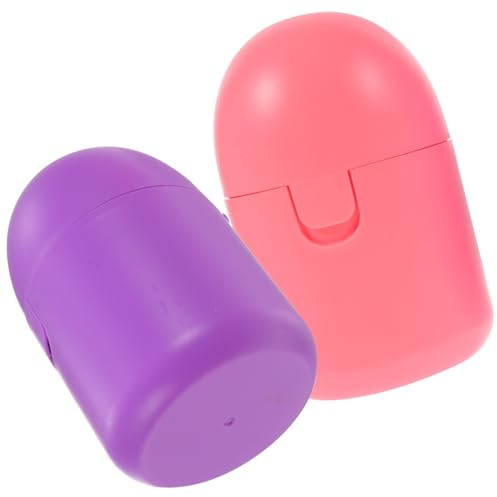 GALPADA 2 Stück Hochtemperaturbeständige Menstruationstassen Aufbewahrungsbox Mikrowellengeeignet Dampfsterilisierbar Leicht Tragbar Organizer für Frauen Persönliche Hygieneartikel