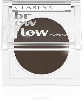 Claresa Augenbrauenlippenstift Brunette 03 - flauschiger, cremefarbener Augenbrauen-Lippenstift in dunkelbraun - langanhaltende pflegende Formel mit Hyaluronsäure, Vitamin E und C (Hellbraun)