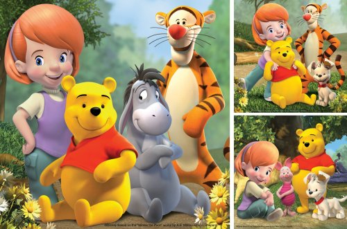 Ravensburger 09266 - Winnie Pooh im Wald - 3 x 49 Teile Puzzle