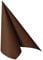 Premium Servietten ROYAL Collection 1/4-Falz 40 cm x 40 cm braun für Hochzeitsfeier. Menge: 50 St