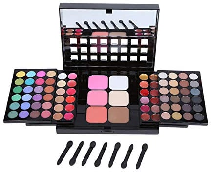 Palette Ombretti, FantasyDay 78 Colori Waterproof Neutri Caldi Tavolozza di Trucco Occhi Opaco e Luccicante in Polvere Set Eyeshadow Palette Set di Trucchi #2 - Natale Regalo Surprise Makeup Gift Set