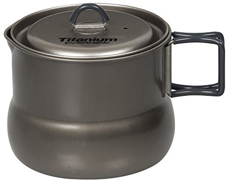 EVERNEW Titanium Pot, 800ml, Black
