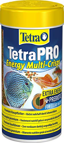 Tetra Pro Energy Multi-Crisps - Premium Fischfutter mit Energiekonzentrat für gesteigerte Vitalität, 250 ml Dose