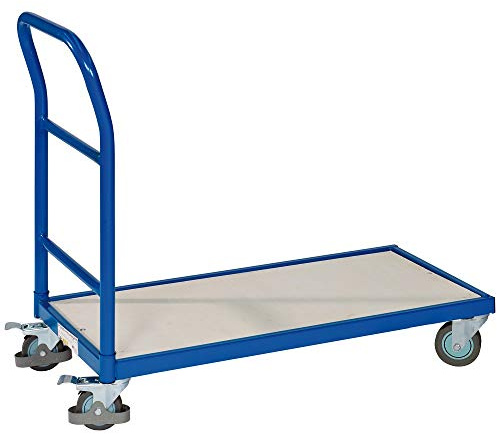 pro-bau-tec 14016 Plattformwagen, 250 kg, blau