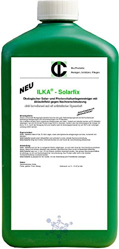 ILKA® - Solarfix Photovoltaikareiniger | 1ltr | Reiniger für Photovoltaikanlagen, große Gläsflächen, Glasfassaden | antistatisch gegen Neuverschmutzung