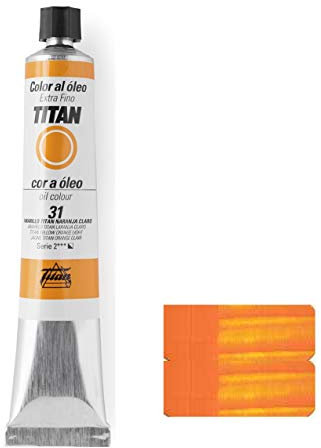 ÓLEO AMARILLO NARANJA CLARO TITAN Extrafino 10 - 60ml. Nº 31