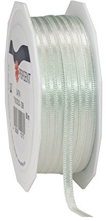 Präsent C.E. Pattberg Satin mintgrün, 50 m Satinband zum Einpacken von Geschenken, 3 mm Breite, Geschenkband zum Dekorieren & Basteln, Dekoband, Anlass