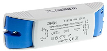 Trasformatore elettronico, 230V su 12V, alogeno 60W, 105W, 150W, 200W, 250W