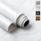 VERY BERRY STICKER White Marble Peel and Stick Kitchen Wallpapers (61cm x 200cm, High Gloss, White) Waterproof Self Adhesive Vinyl Wrap Wallpaper for Bathroom Countertop
