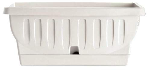 Bama Fioriera, Natura, in Resina, Bianco, 50 cm