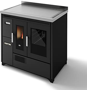 EVA CALOR - STUFA CUCINA A PELLET EVA CALOR ENRICA ROSSO 9,3 KW - 31424